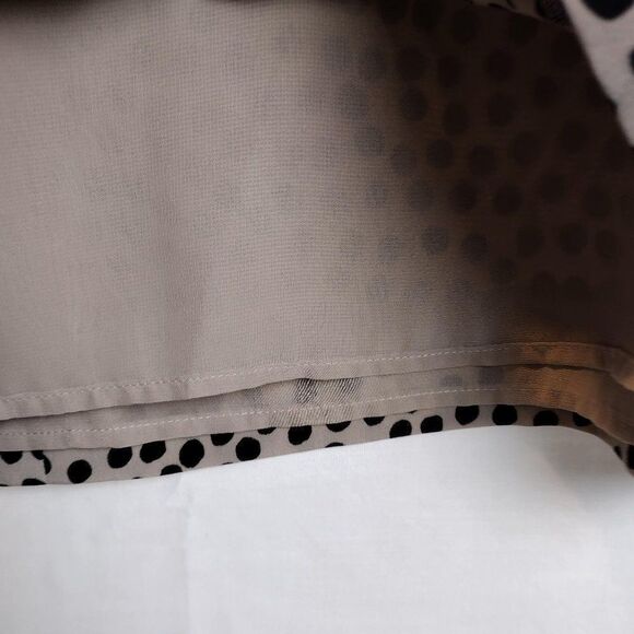 BCBG Generation Polkadot Patchwork A-Line Skirt Size 12 - Picture 5 of 15